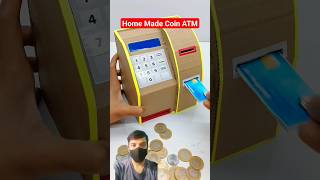 Home Made Coin ATM Machine Using Cardboard shorts [upl. by Oicaroh208]