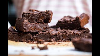 Easy Vegan Black Bean Brownies  Vegan Pantry Dessert Idea [upl. by Hansel]