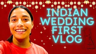 INDIAN WEDDING ✨🙏  FIRST VLOG  JOIN ME AND ENJOY 😂🤩  Comedy video [upl. by Eisse232]