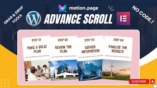 GSAP Scroll Animations in WordPress with Elementor  Motion Page  No Coding [upl. by Hewe]