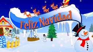 Feliz Navidad  Full Carol With Lyrics  Best Christmas Carols For Kids [upl. by Winna]