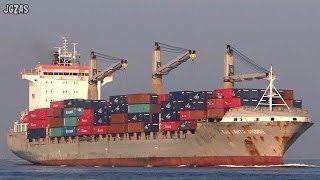 船 CALICANTO BRIDGE Container ship コンテナ船 Osaka 大阪港 2014MAR [upl. by Ilise958]