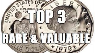 Top 3 Rare amp Valuable Susan B Anthony Dollar Coins Worth Big Money [upl. by Betz]