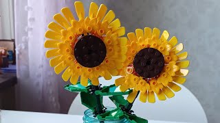 Lego Sunflowers REVIEW [upl. by Gerkman98]