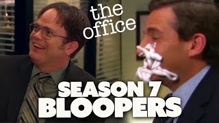 Season 7 Bloopers  The Office US  Comedy Bites [upl. by Brelje771]