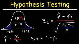 Hypothesis Testing  Solving Problems With Proportions [upl. by Annoed]