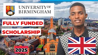 Fully Funded SCHOLARSHIP in University of Birmingham scholarship birmingham studyabroad [upl. by Neala523]