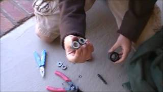 How to change out the bearings on heeleys [upl. by Artnoed738]