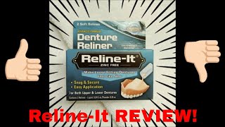 Reline IT Denture soft liner review [upl. by Annayhs]