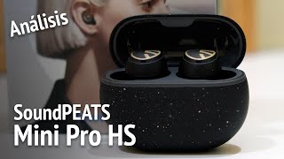 Análisis SoundPEATS Mini Pro HS intrauriculares Bluetooth con ANC y LDAC [upl. by Hairaza]