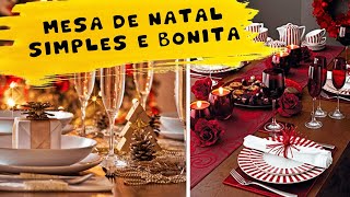 Mesa de Natal Simples e Bonita [upl. by Ithnan63]