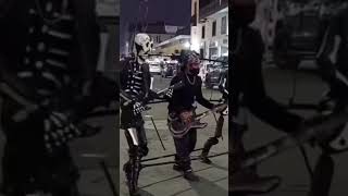 Talented Skeleton Bandband skeleton guitar players talented amazing [upl. by Berstine215]