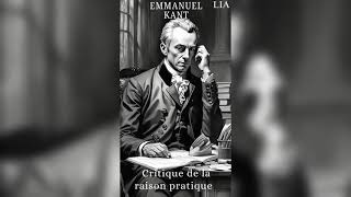 Emmanuel Kant  Critique de la Raison pratique  Chapitre 1  Partie 1  Livre Audio Gratuit [upl. by Astrix]