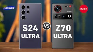 Samsung Galaxy S24 Ultra 5G Vs Nubia Z70 Ultra 5G [upl. by Schug]