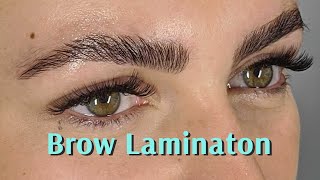 BROW LAMINATION Tutorial  Brow Code [upl. by Anam]