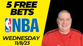 Hump Day 5 NBA Free Betting Picks amp Predictions  11823 l Picks amp Parlays [upl. by Debo]