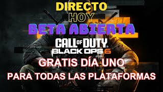 Beta abierta de Call of Duty Black Ops 6 para todas las plataformas primer día [upl. by Etnahs]