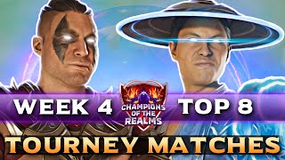 Champions of the Realms 3300 MK1 Week 4 TOP 8  Tournament Matches [upl. by Attekram]