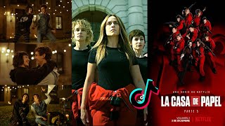 best edits of la casa de papel season 5 part 1amp2 💸💰👓🇪🇸  Tiktok compilation [upl. by Islek]