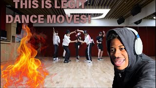 STRAY KIDSDOMINO DANCE PRACTICE REACTION  🤯 [upl. by Dnob]