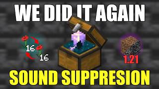 The Ultimate Minecraft Exploit 121 Sound Suppression and Unbreakable Blocks [upl. by Upshaw]