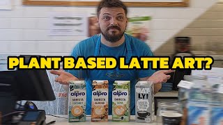 Testing Alternative milks for Latte Art  A Vegan Challenge [upl. by Aley]