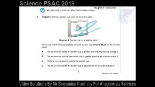 Question 1 MCQ 5 PSAC 2018 [upl. by Ytak24]