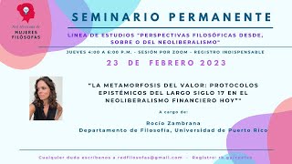 SeminarioReMMuF 2023 • Rocio Zambrana [upl. by Shantee]