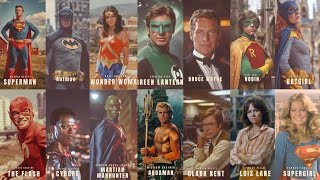 The DC Universe Reimagined With Famous Actors From the 1970s [upl. by Kaasi]