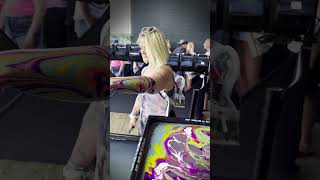 Hydrodip BodyPaint Arm Marbling 65 by BLVisuals fasterhorsesfestival 2024 art festival [upl. by Herminia]