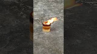 Sulphuric acid turpentine oilpetrol trending shortvideos experiment [upl. by Berthe368]