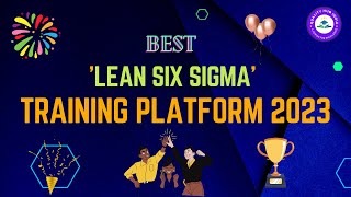 Best Lean Six Sigma Training Platform 2023 Award  Quality HUB India [upl. by Brotherson]