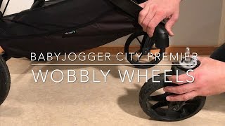 How to Fix Loose  Wobbly Swivel Wheels on a BabyJogger City Premier [upl. by Aidan]