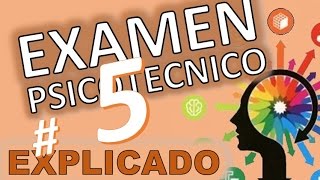 TEST PSICOTECNICOS OMNIBUS  5 VARIADOS DE EXAMEN EXPLICADOS En español [upl. by Klinger]