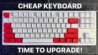 Budget Mechanical Hot Swappable Gaming Keyboard Switch Upgrade EYOOSO Z737 K620 [upl. by Freud]