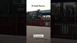 Sir Syed Express train shortsfeed train shorts shortvideo [upl. by Parks]