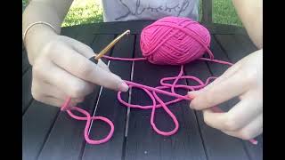 How To Crochet a Magic CircleRing magiccirclecrochet crochet fypシ゚ crocheting tutorial [upl. by Ahscrop823]