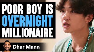 POOR BOY Is OVERNIGHT MILLIONAIRE  Dhar Mann Studios [upl. by Lian]