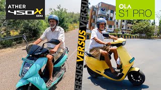 Ather 450X Gen3 vs OLA S1 pro  Comparison Test Report  हिन्दी with subtitles [upl. by Jehanna]