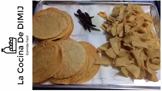 Como hacer Totopos y Tostadas caseras [upl. by Richela]