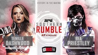 FREE MATCH Bea Priestley vs Tenille Dashwood SPW New Zealand Womens Wrestling Match [upl. by Nitsirhc637]