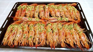 🤩 Gambones o Langostinos al Horno Receta Fácil y Rápida sin manchar 🤩 ESPECIAL NAVIDAD🎄 [upl. by Lucinda]