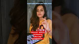 Social media pressure during pregnancypregnancy youtubeshorts shorts viralvideo [upl. by Eedya]