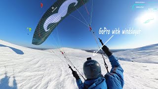 What does the parakite flying sound like  Full flight with GoPro  windslayer [upl. by Bendicty]