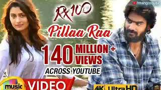 Pilla Ra Song  RX100  Full song audio Jukebox [upl. by Enial185]