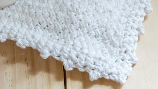 How To Crochet Picot Edge on Washcloth [upl. by Orvan903]