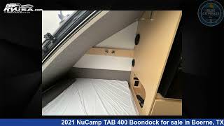 Incredible 2021 NuCamp TAB 400 Travel Trailer RV For Sale in Boerne TX  RVUSAcom [upl. by Oehsen]