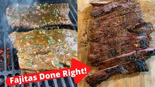 How To Make Steak Fajitas On The Grill [upl. by Radford]