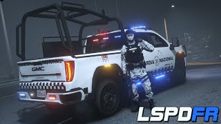 GTA 5 POLICIA  NUEVA CAMIONETA DE LA GUARDIA NACIONAL  TheAxelGamer [upl. by Drhcir]