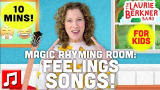 Feelings Songs for Kids  Hosted by Laurie Berkner 😀😡😢🤔  4 Songs about Feelings [upl. by Cain659]